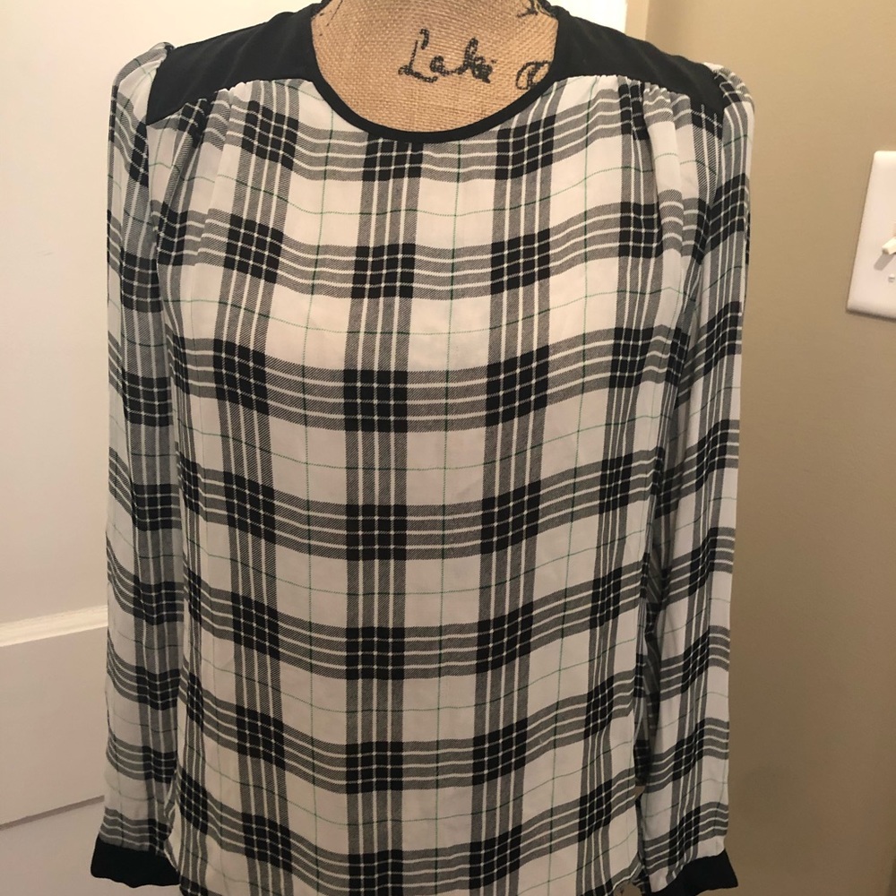 Checkered Patterned Long Sleeve Shirt